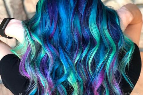 As melhores cores dos cabelos das sereias