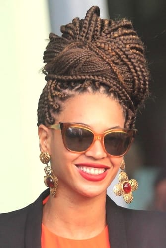 Penteado com tranças da Deusa Beyoncé
