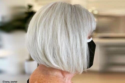 Cortes de cabelo bob para mulheres idosas
