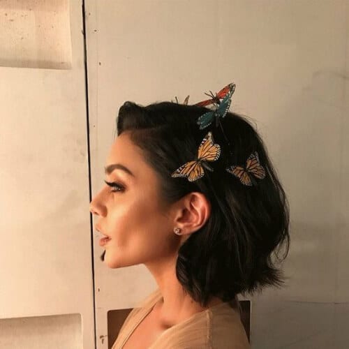 penteados com borboletas