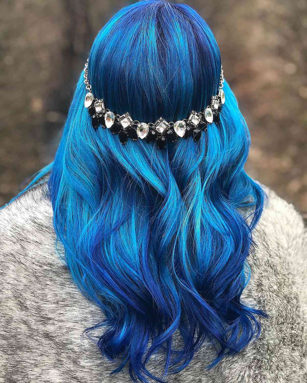 Casos de cabelo de cabelos com cabelos volumétricos de cobalto-cobalto