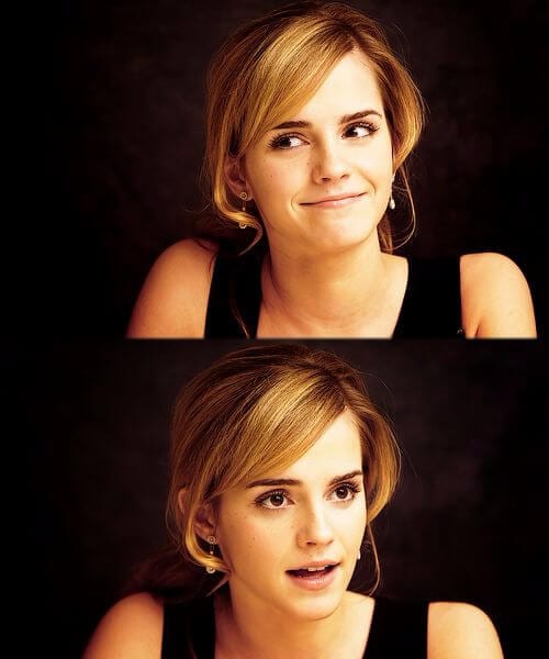Emma Watson Side Bangs
