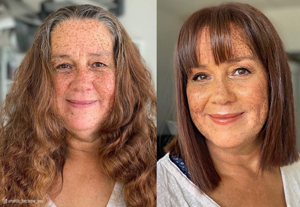 Penteados para mulheres com mais de 50 anos com excesso de peso