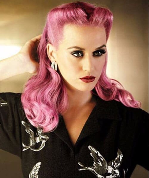 Penteados pin-up de Katy Perry