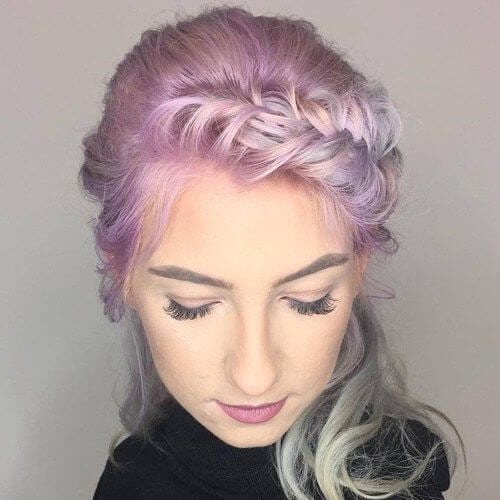 Penteados lilás