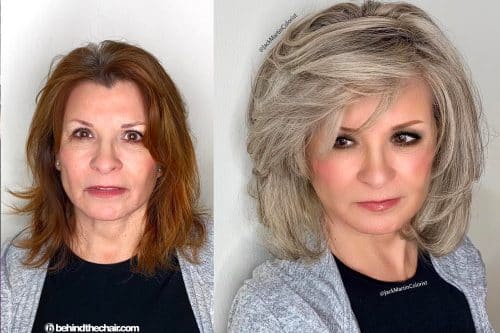 Penteados apropriados de comprimento médio para mulheres com mais de 50 anos