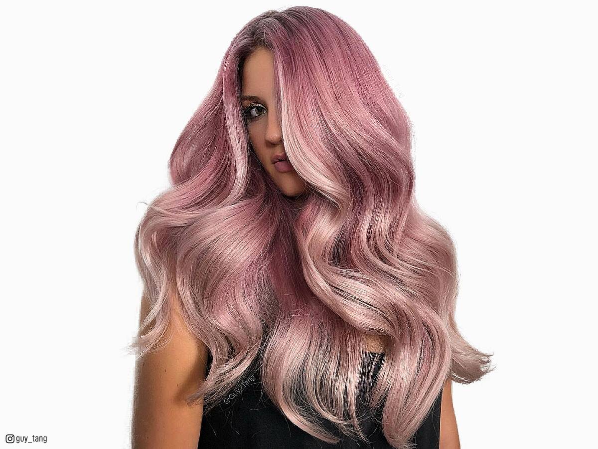 Idéias de cabelo rosa